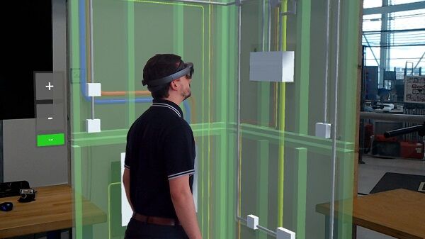 VR technology in use