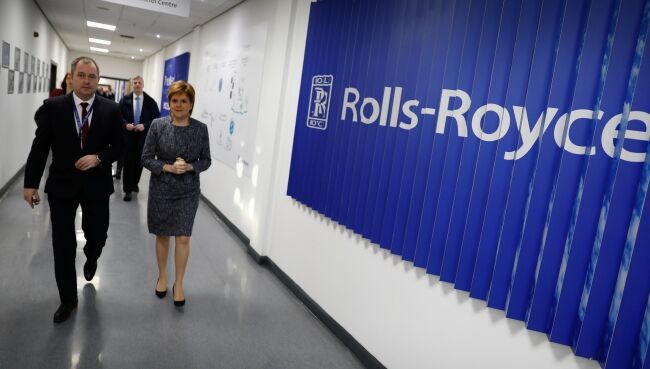 Nicola Sturgeon at National Manufacturing Institute for Scotland