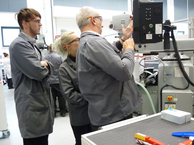 Young engineers in training
