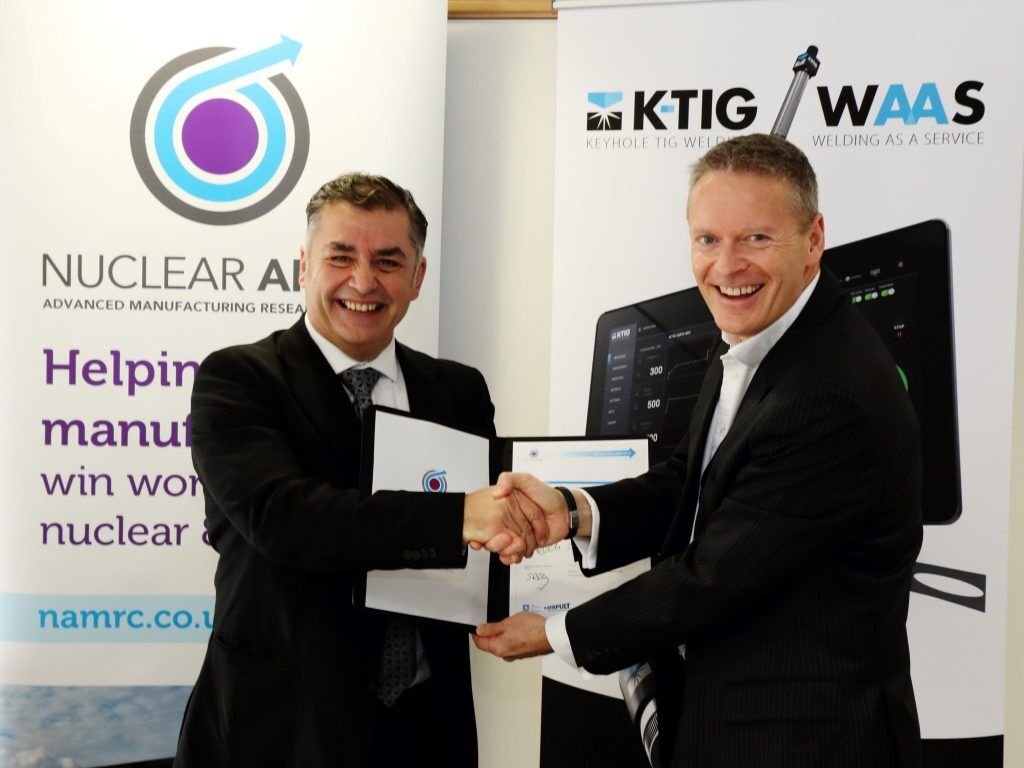 Nuclear AMRC and K-TIG shake on the agreement