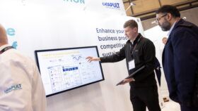 People at a manufacturing event