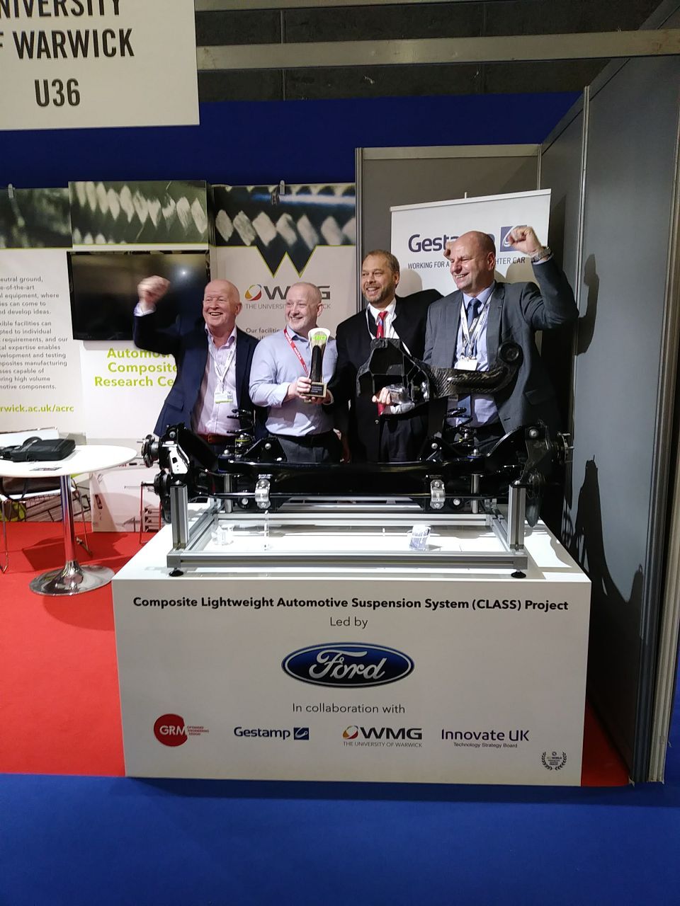 Composite Lightweight Automotive Suspension System (CLASS) wins award